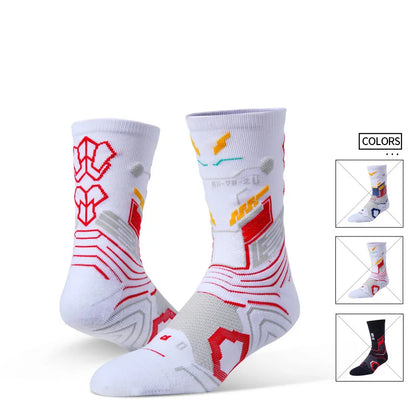 Professional Basketball  Socks Elite Basketball Sports Socks Protective Wicking  Men Outdoor Cycling Climbing Running