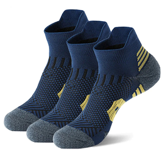 Professional Sports Fitness Socks Towel Bottom Non-Slip Running Sock Men and Women Short Quick-Drying Basketball Training Sock