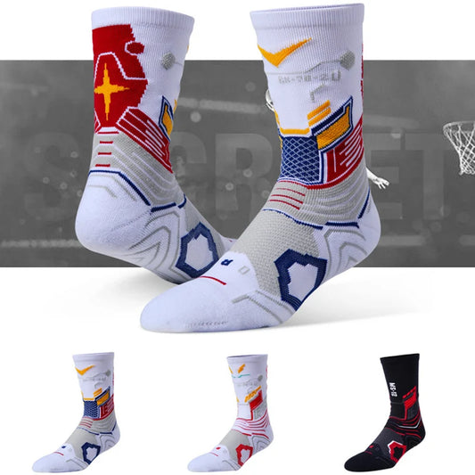 Professional Basketball  Socks Elite Basketball Sports Socks Protective Wicking  Men Outdoor Cycling Climbing Running